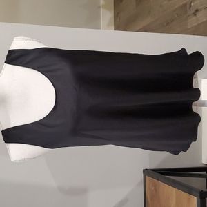 Victoria Secret Black Silk tank top with tie